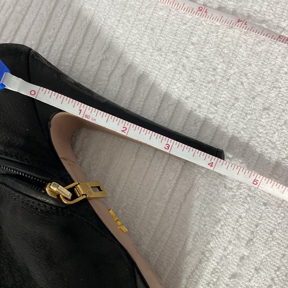 Prada black size37 usa7 leather like suede - Picture 3 of 16